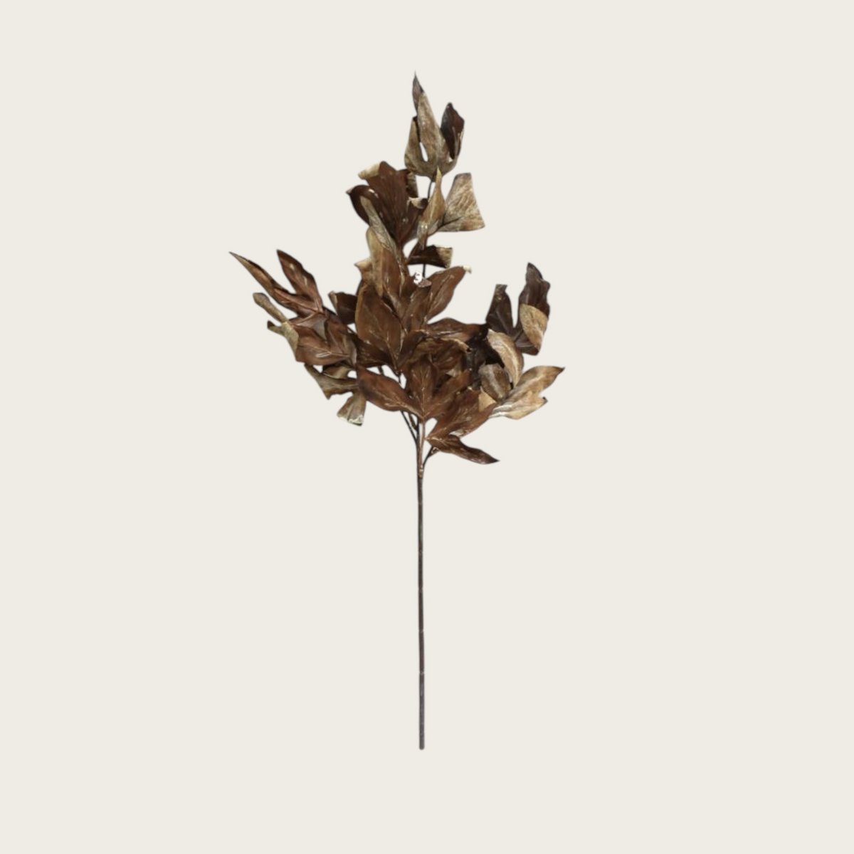 Zijden kunstbloem Herbstserie bruin - 66 cm
