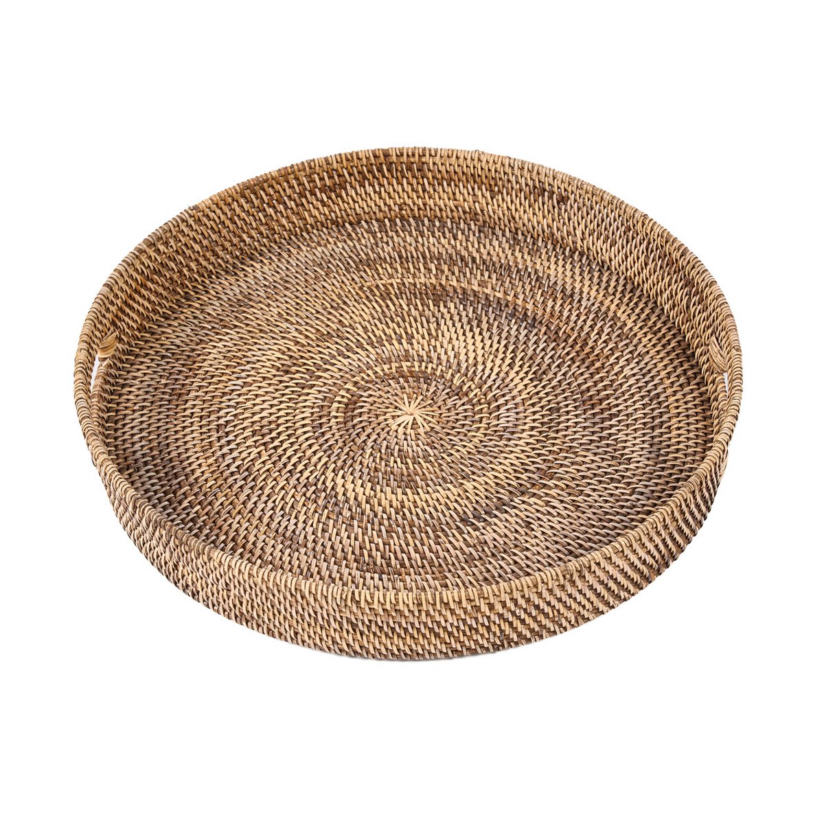 Rotan dienblad Carry-all natuurlijk bruin - L