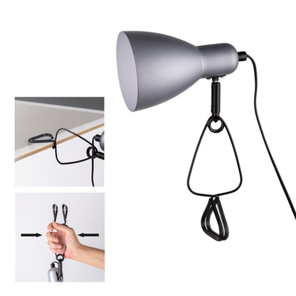 Klemlamp Mara Mat Wit - 28 cm (E14)