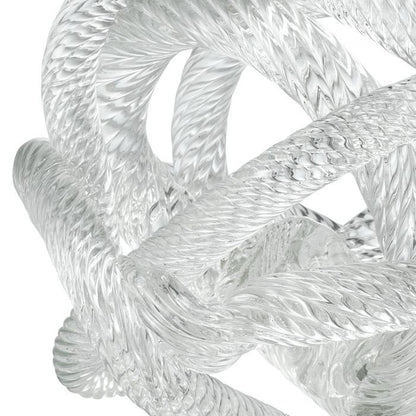 Glazen sculptuur Klein geknoopt - 10 cm