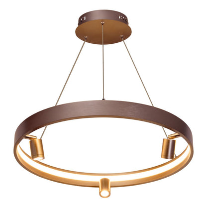 LED Hanglamp Tristan Staal - Ø 58 cm