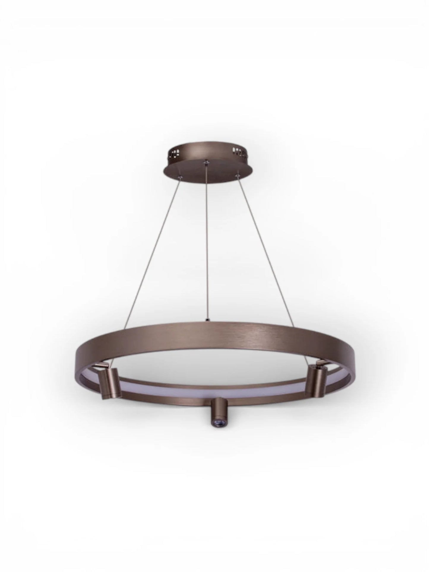 LED Hanglamp Tristan Staal - Ø 58 cm