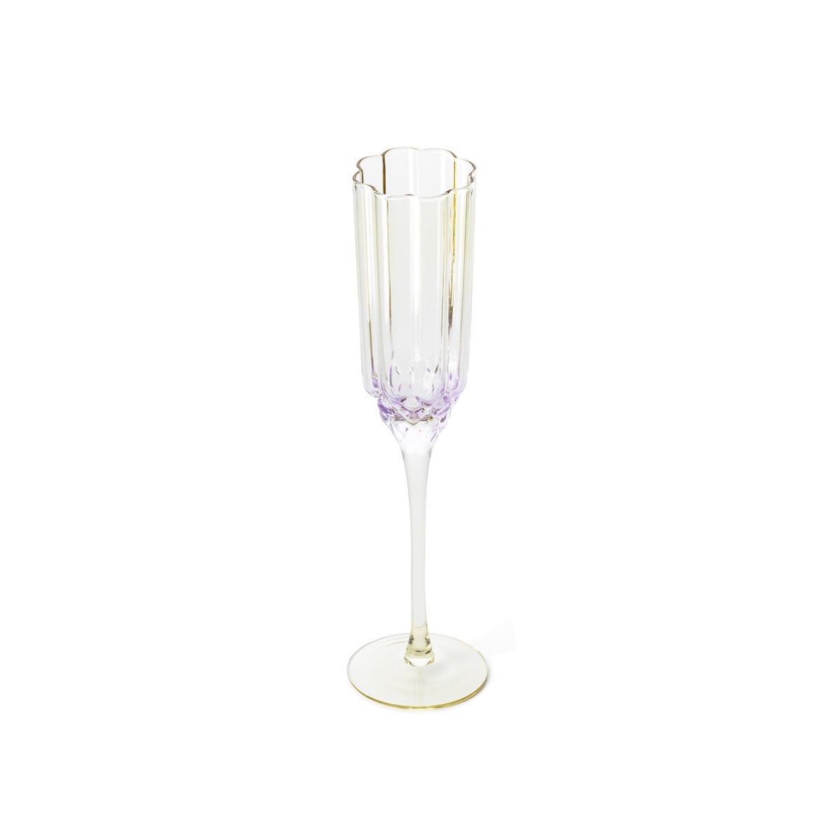 Glazen champagnefluit Pink blush roze
