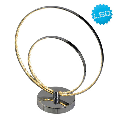 LED Tafellamp Universe Chroom - 38,5 cm