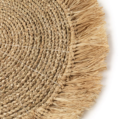 Raffia placemat Seagrass naturel