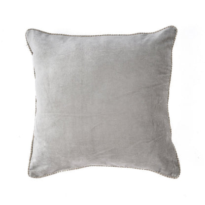 Fluweel kussenhoes The velvet crush grijs - 50x50