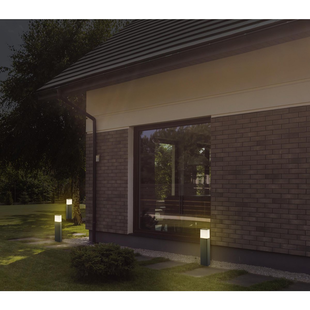 LED Buitenlamp Vigo Antraciet (Sokkel)