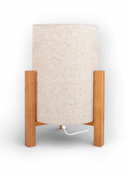 Tafellamp Matilda Hout/Textiel - 32 cm (E27)