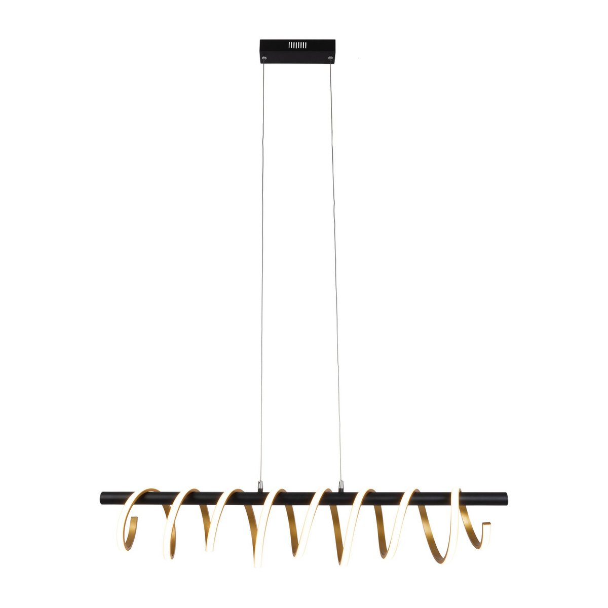 LED Hanglamp Belleza Zwart/Goud - 100 cm