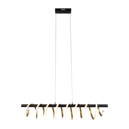LED Hanglamp Belleza Zwart/Goud - 100 cm