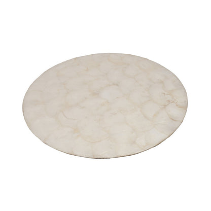 Placemat Parelmoer wit