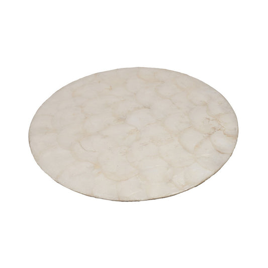 Placemat Parelmoer wit