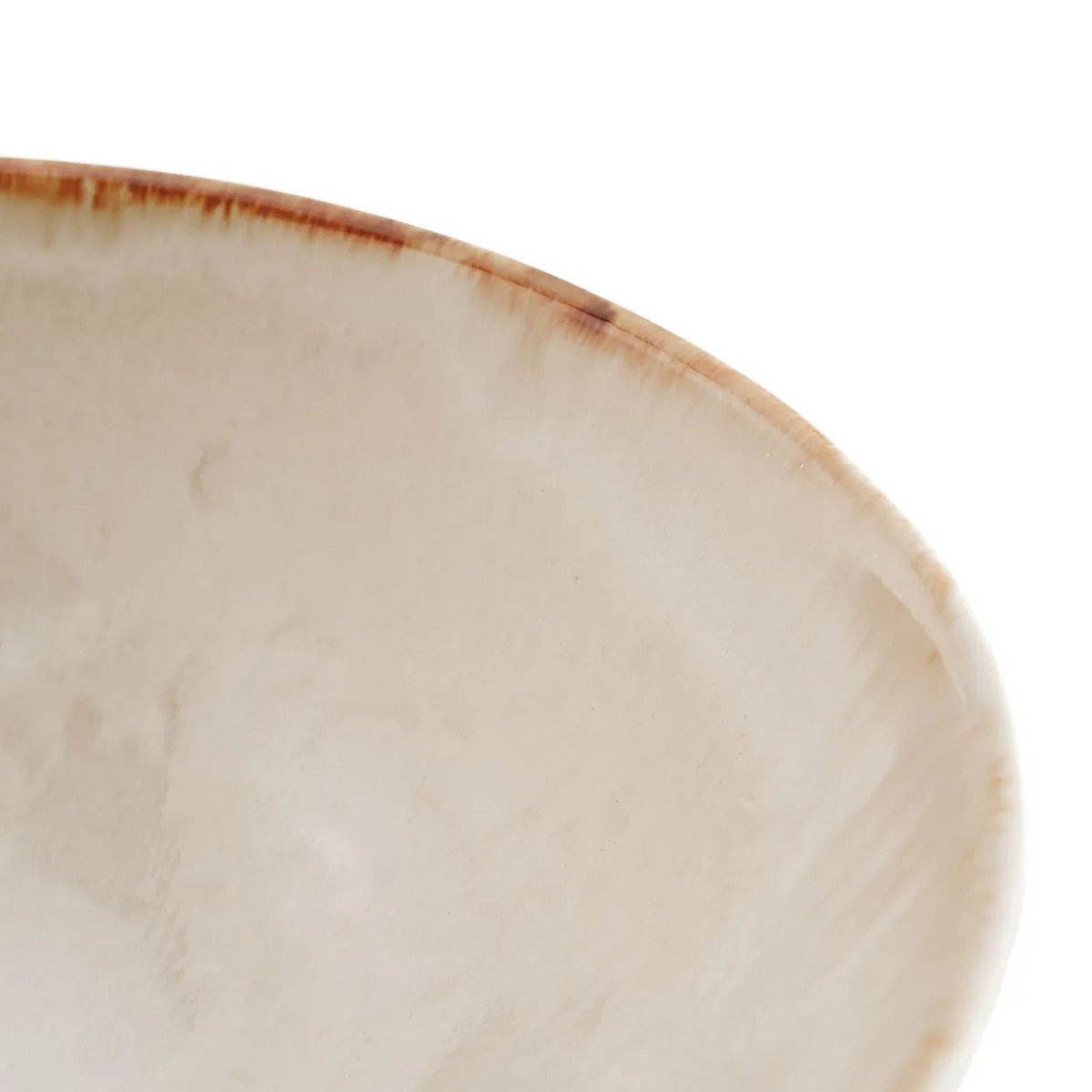 Keramische serveerschaal Cascais creme