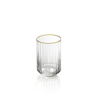 Glazen tumbler Gouden sip natuurlijk goud