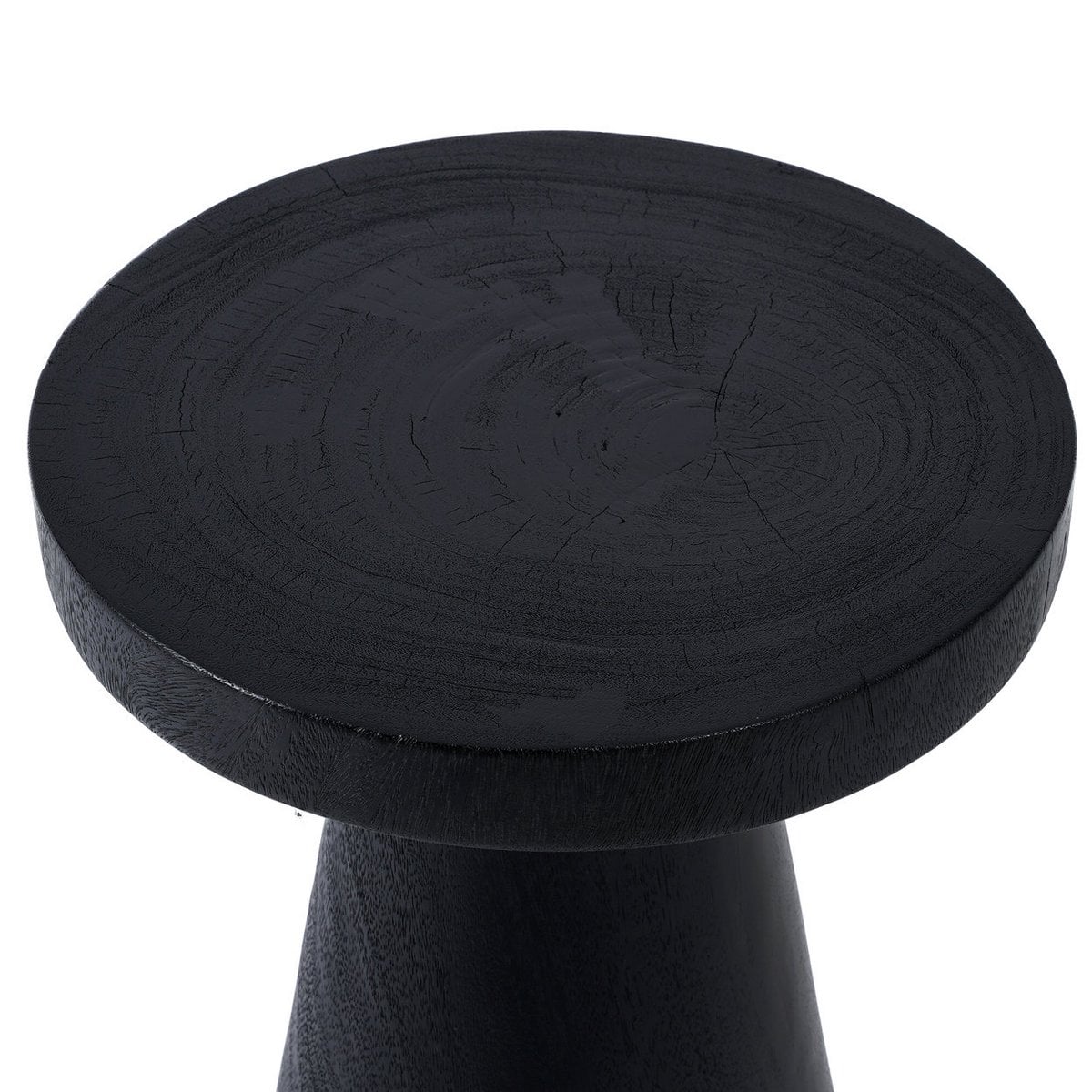 Suarhouten bijzettafel Fiji zwart