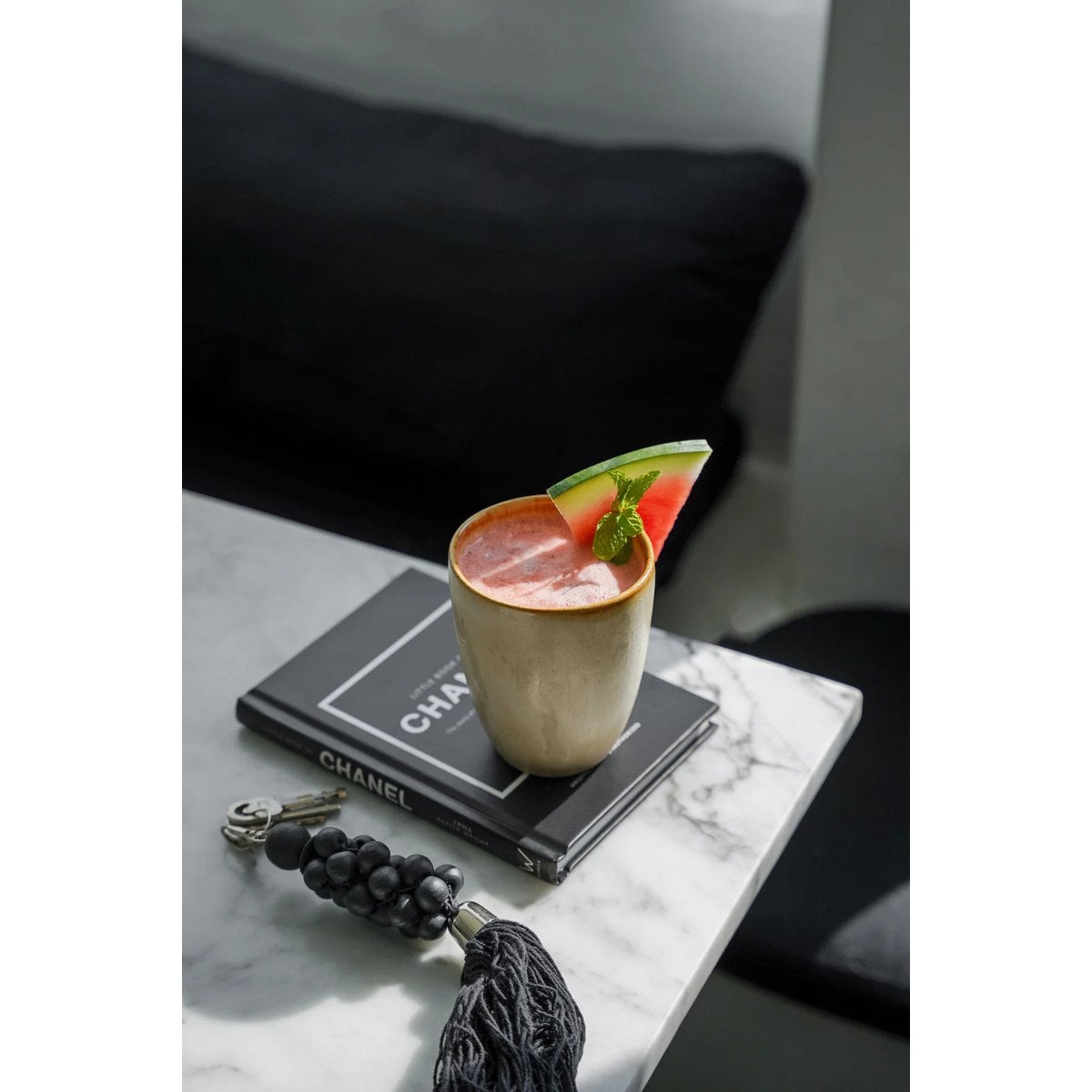 Porseleinen koffiekop Cascais Cup creme kleurig