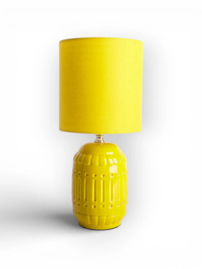 Keramische Tafellamp Erida Geel (E14) - OutHome