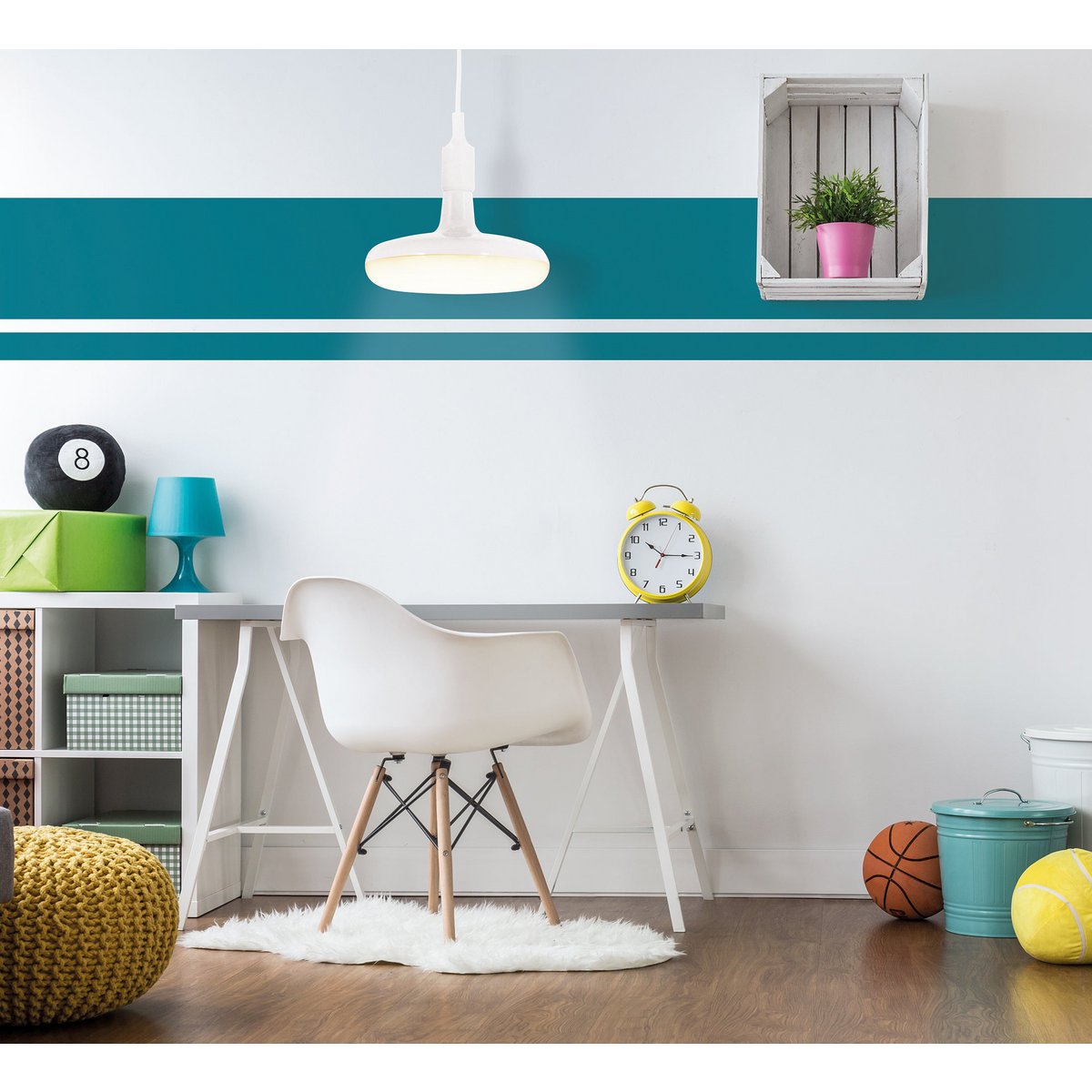 Hanglamp UFO LED Wit (E27)