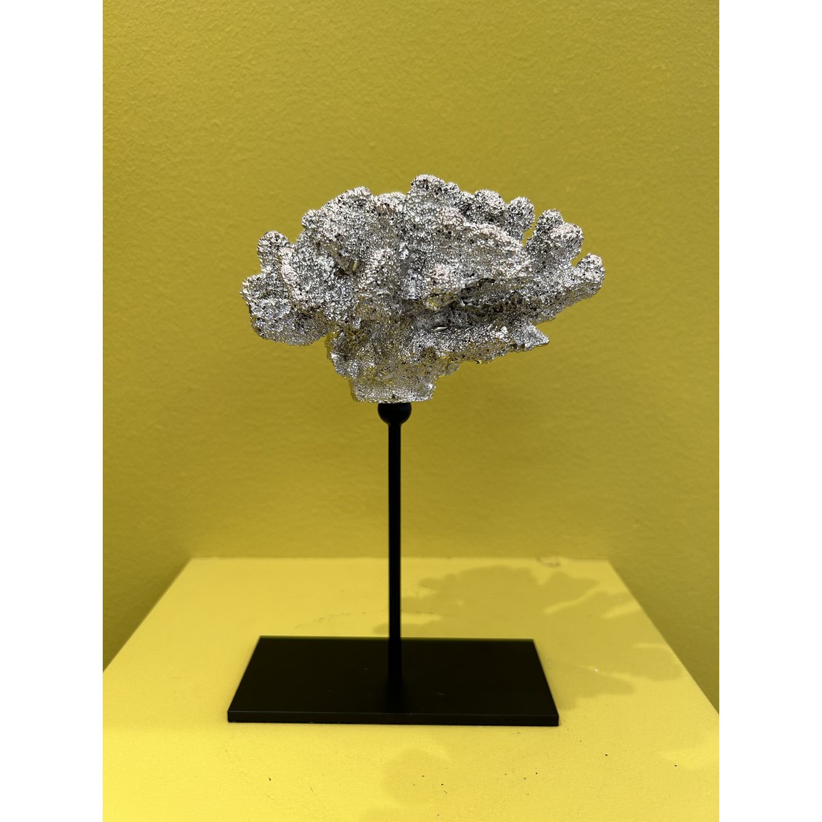 Koraaldecoratie Metalen standaard champagnekleur
