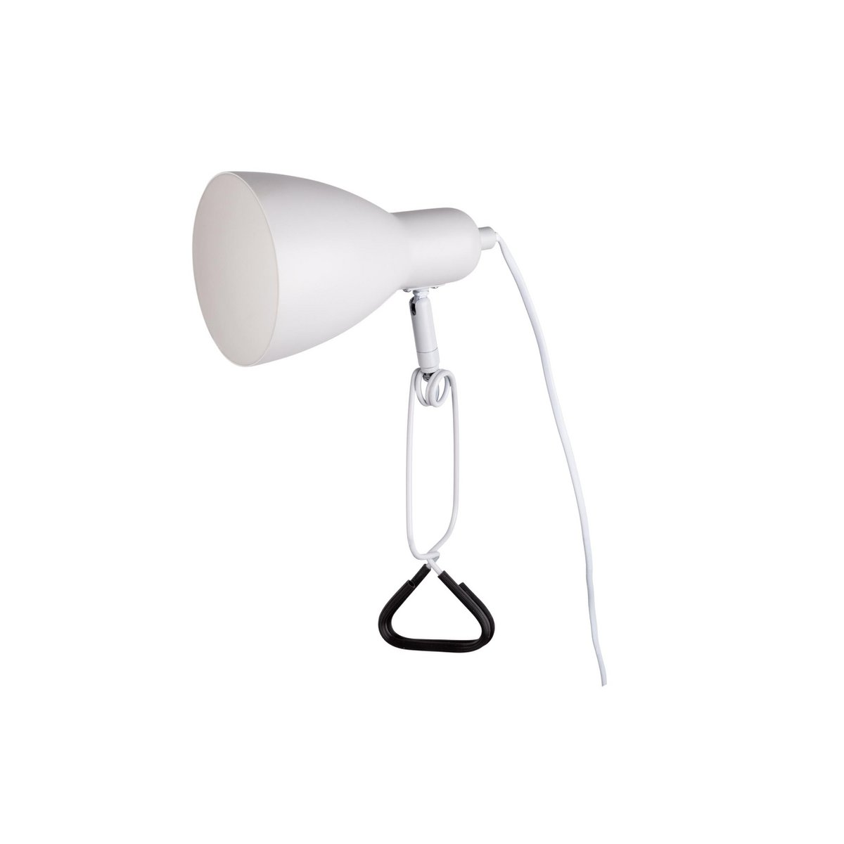 Klemlamp Mara Mat Wit - 28 cm (E14)