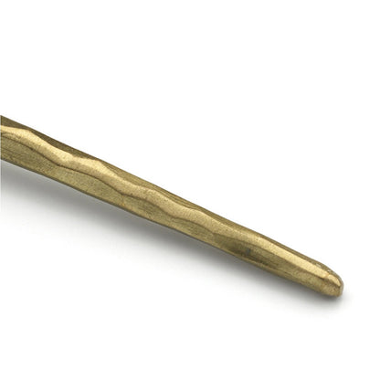 Massief messing olijfvork The Olive Fork goud - S