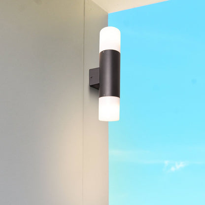 Buitenlamp Wand Torcia Zwart - 32 cm (E27)