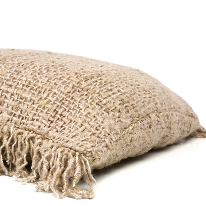 Zachte kussenhoes Oh my gee beige - 40x40 cm
