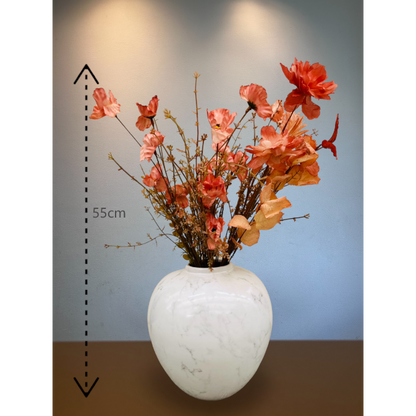 Porseleinen pot Ginger jar wit