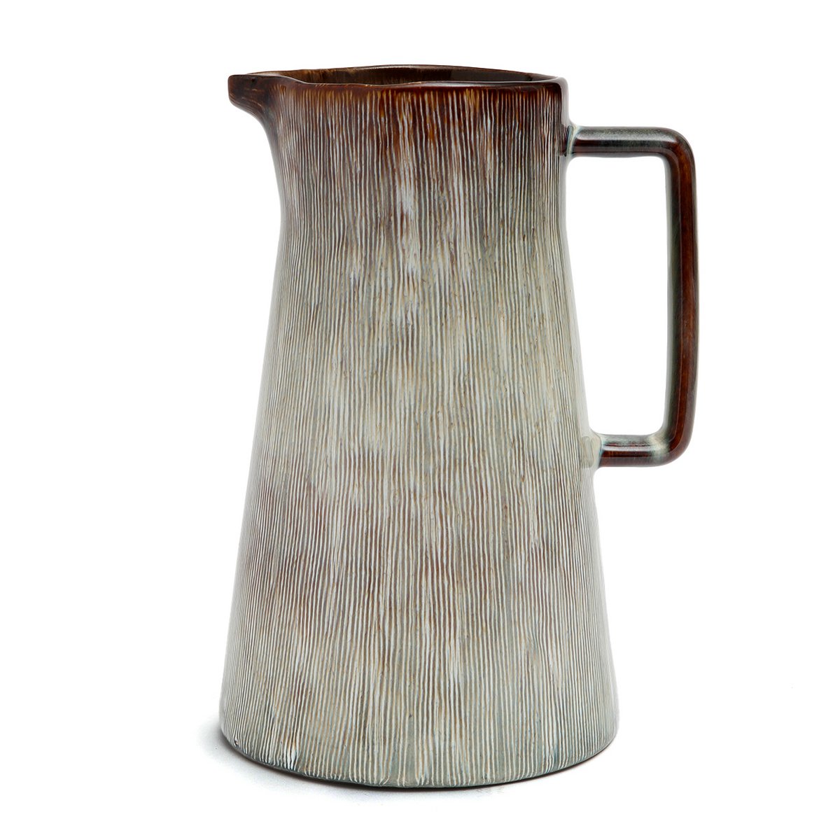 Porseleinen karaf Peniche creme/bruin