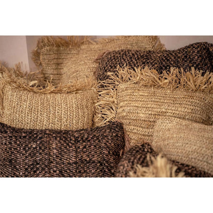 Katoenen kussenhoes Glamour zwart koper - 30x50 cm