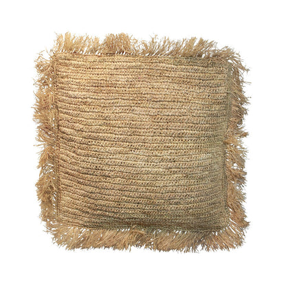 Raffia kussenhoes naturel - 60x60 cm
