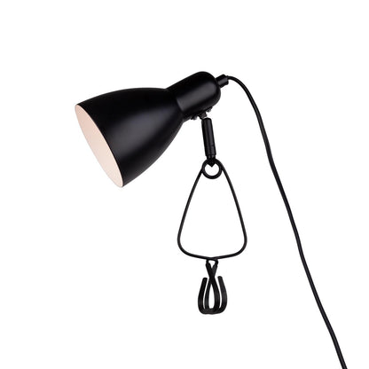 Klemlamp Mara Mat Zwart - 28 cm (E14)