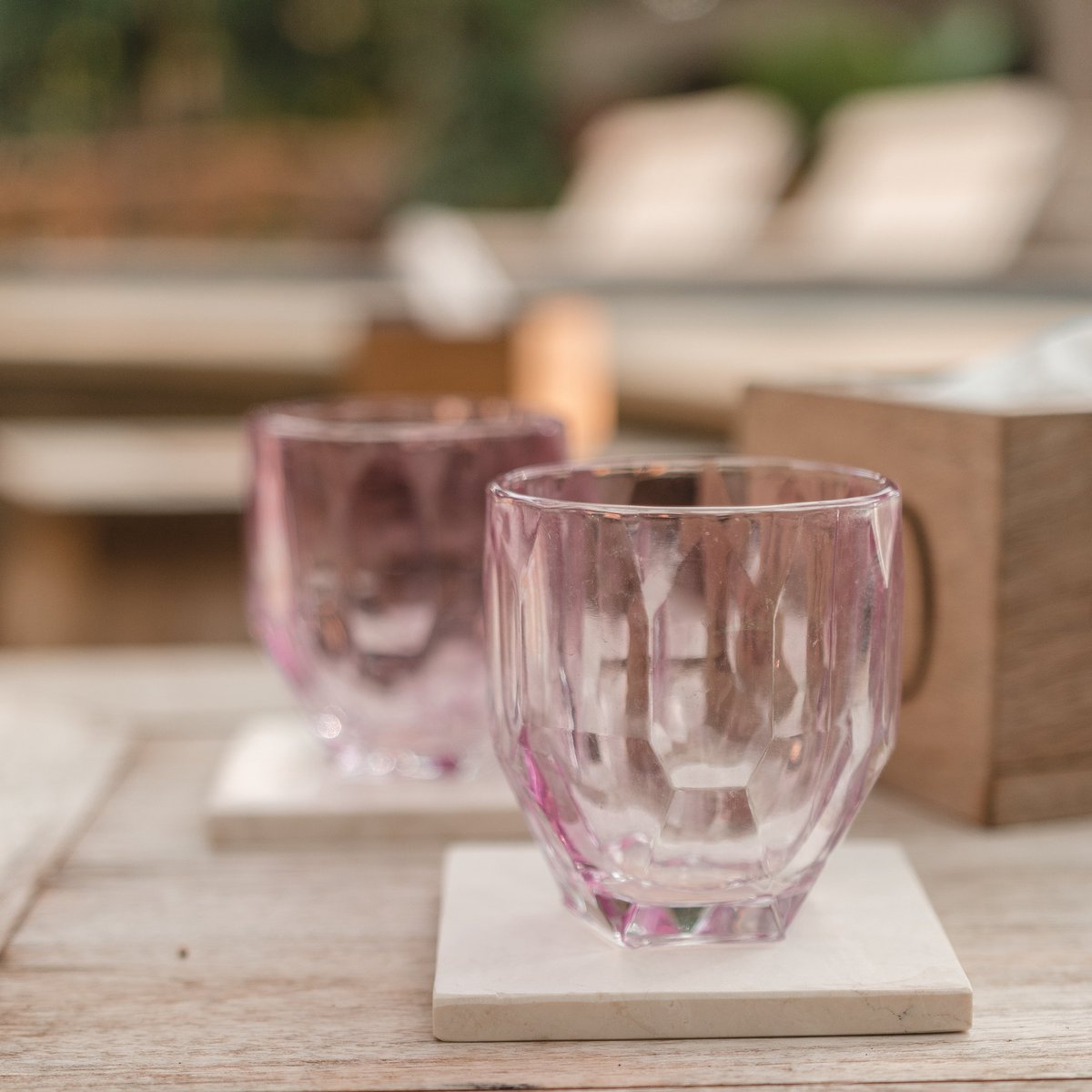 Onderzetters Mewali Marmer (Set van 4/8)