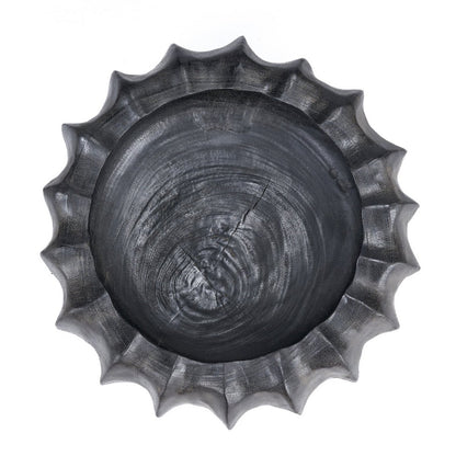 Houten kom Kuro kabocha zwart