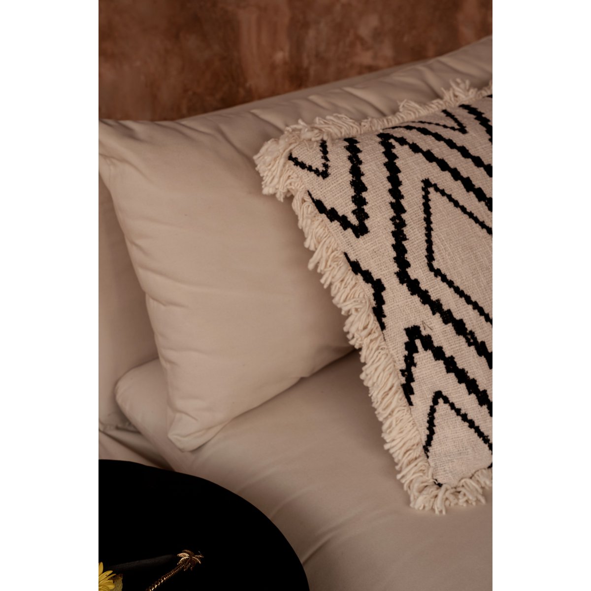 Kussenhoes Sahara diamond zwart