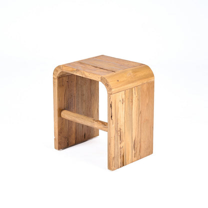 Teakhouten bijzettafel Arc naturel