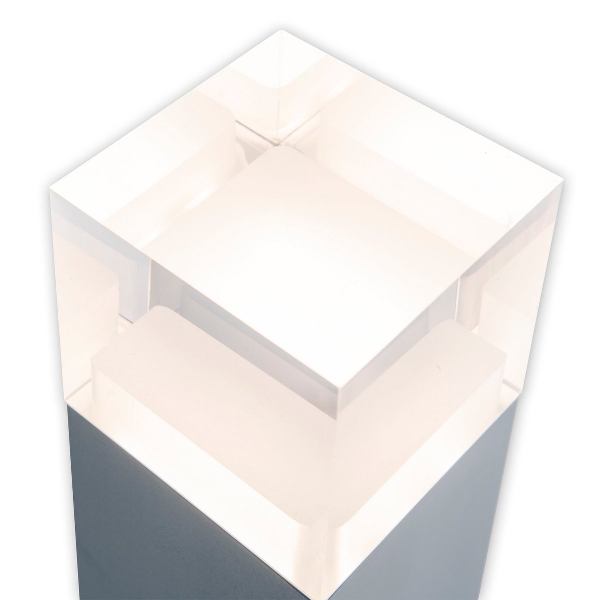 LED Buitenlamp Sokkel Leah Staal