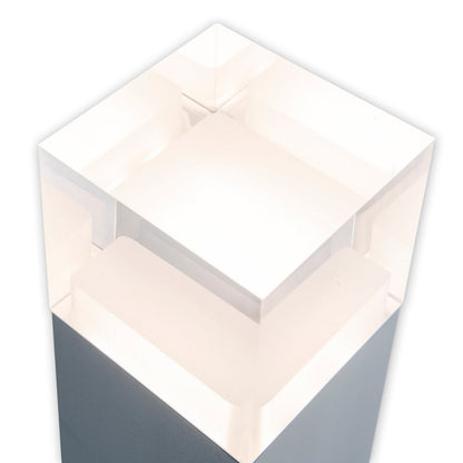 LED Buitenlamp Sokkel Leah Staal