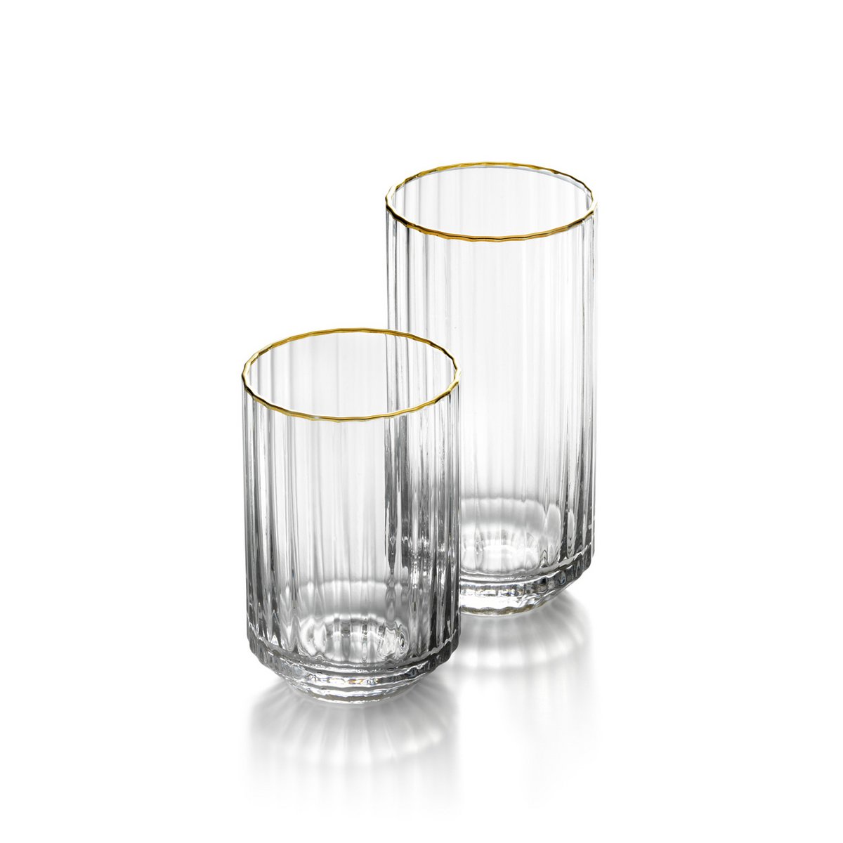 Glazen highballglas Golden sip natuurlijk goud