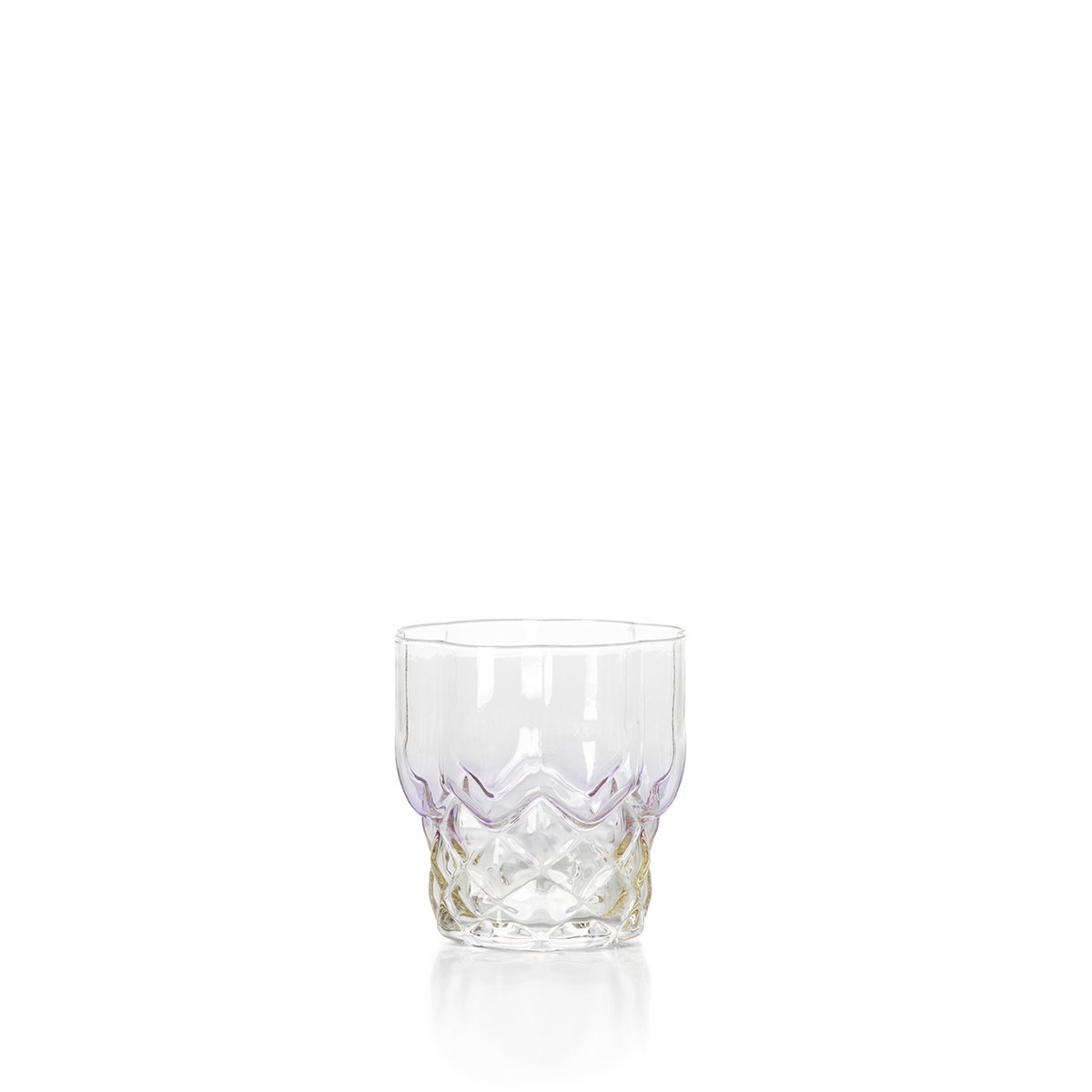 Glazen drinkbeker Pink blush roze