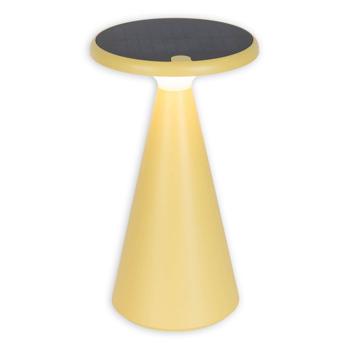Solar Tafellamp Palu Geel - 20 cm (Binnen/Buiten)