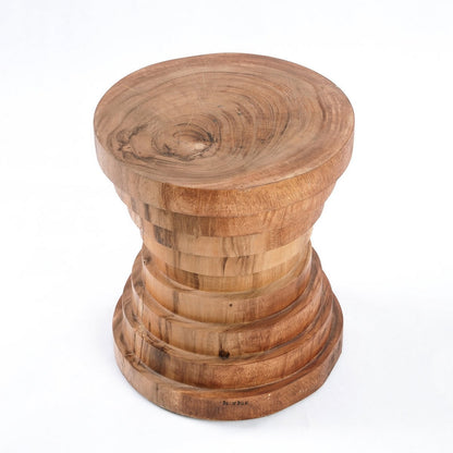 Natuurlijke houten kruk Mazu naturel
