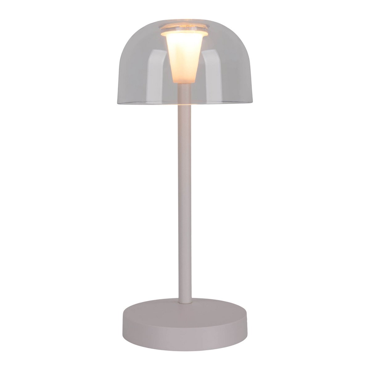 LED Acculamp Gomba Wit (Set van 2) - 18,5 cm