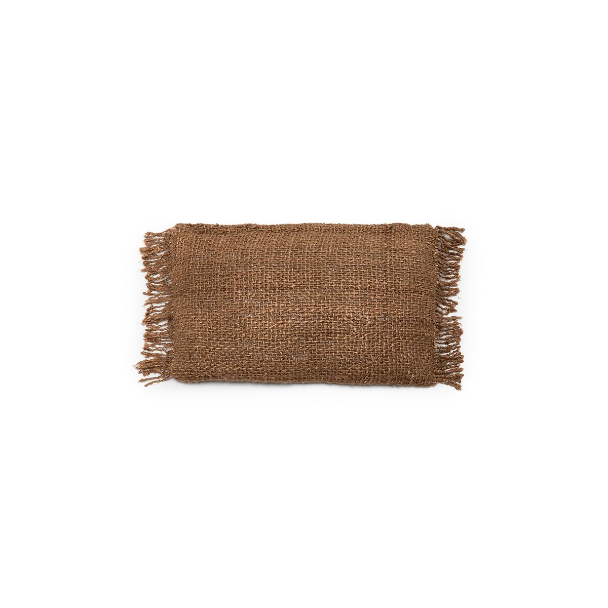 Katoenen kussenhoes Boho bruin - 30x50 cm