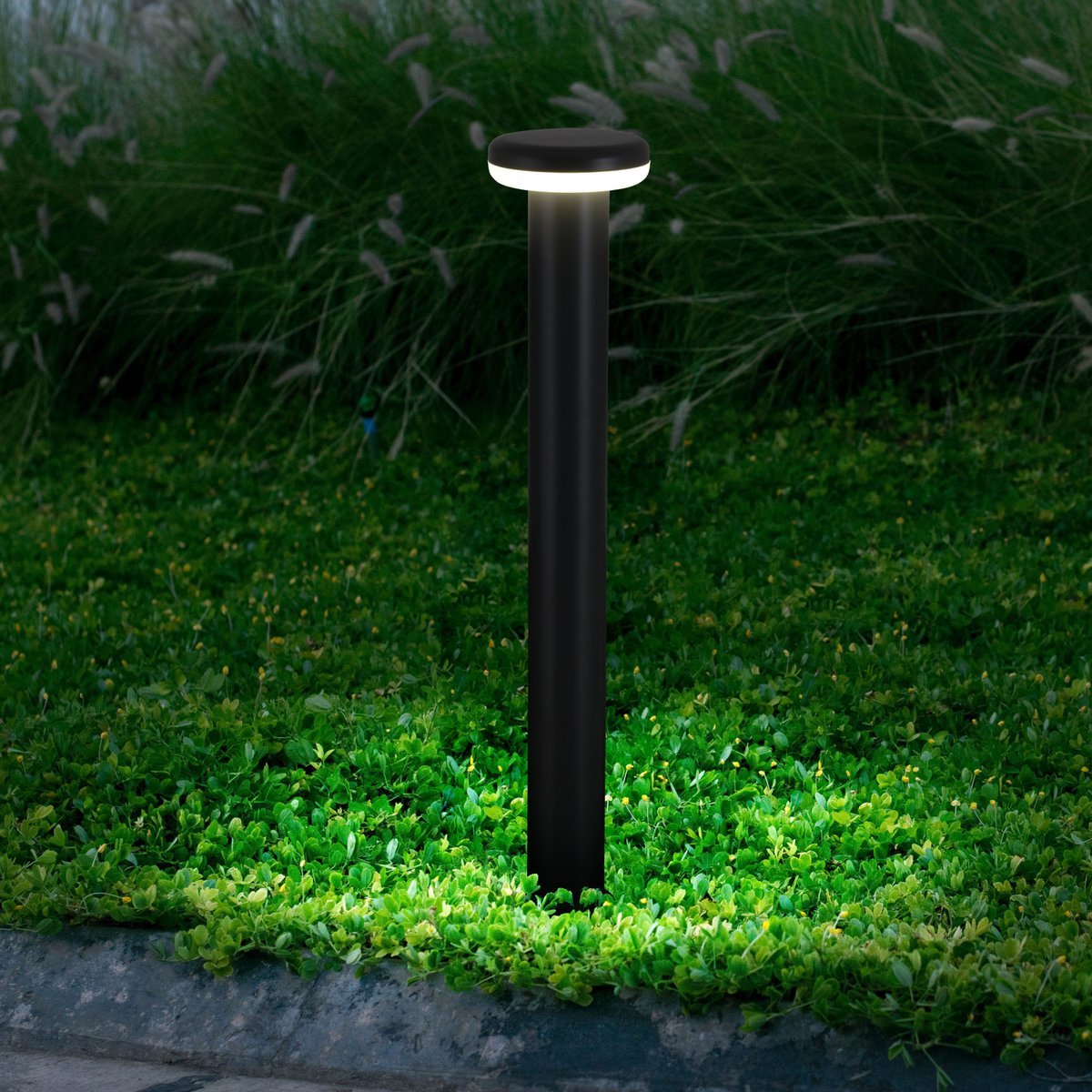 LED Buitenlamp Sokkel Paddestoel Antraciet - OutHome