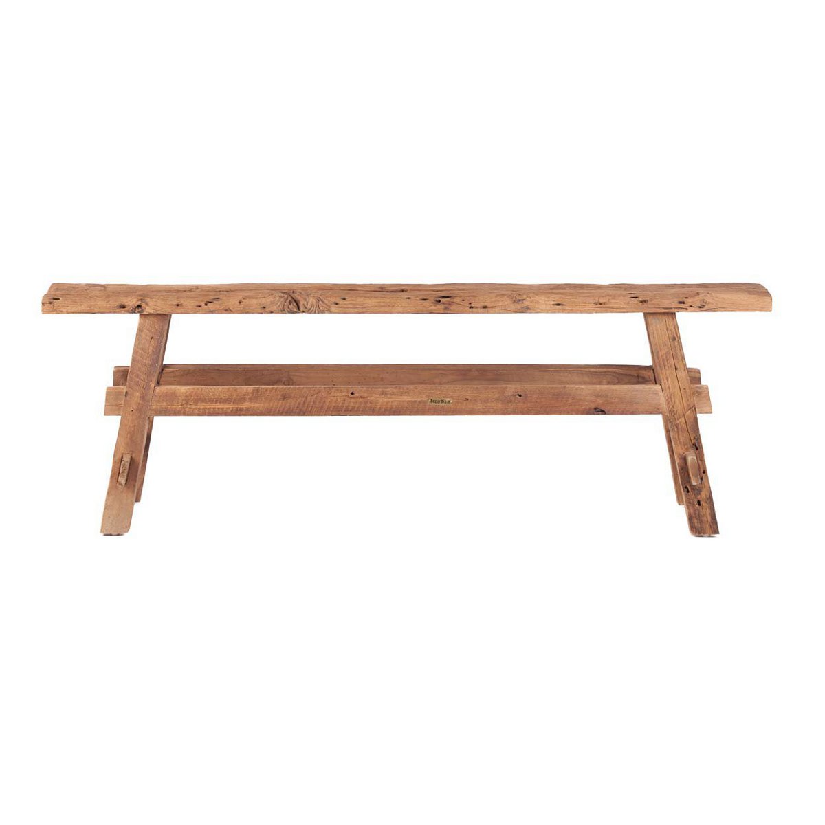 Houten bank naturel