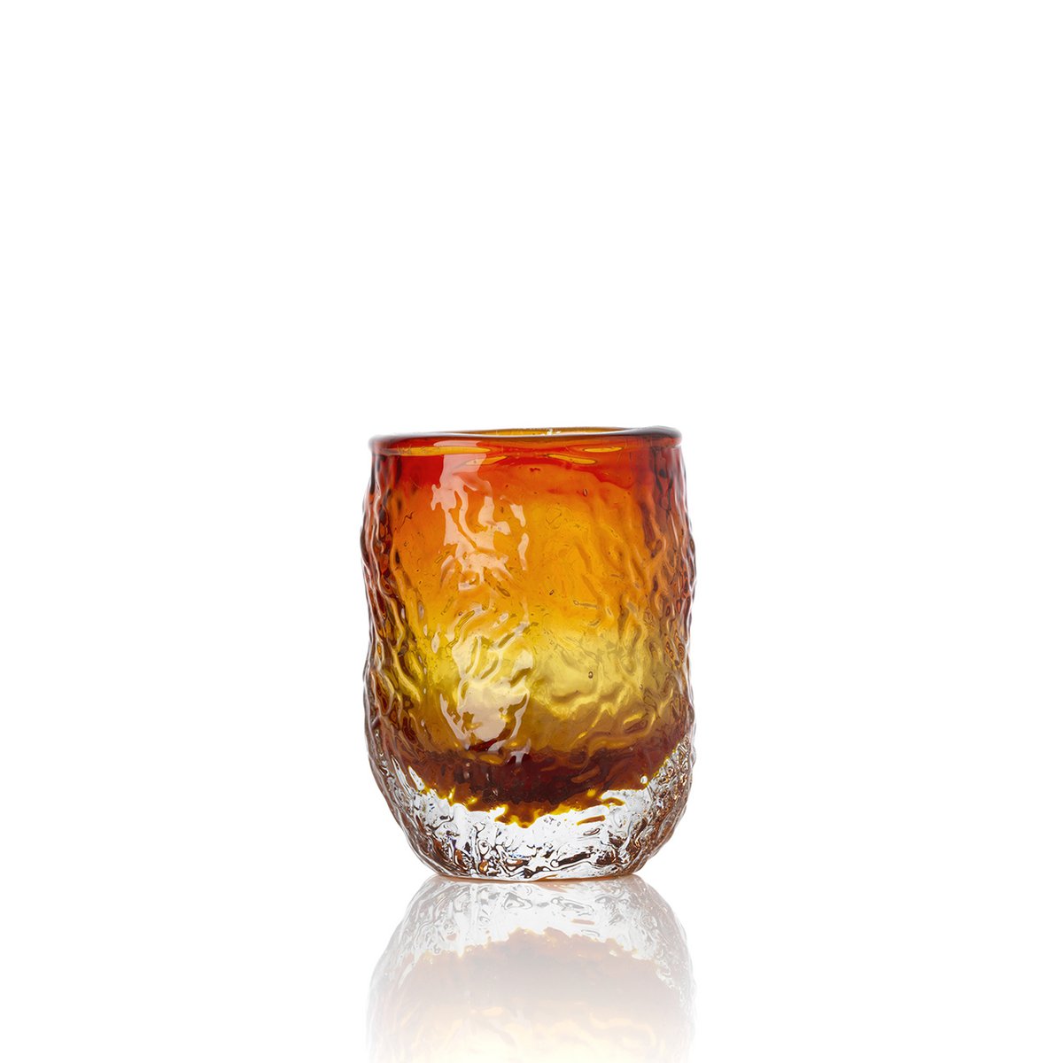 Glazen beker Glow amber