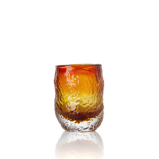 Glazen beker Glow amber
