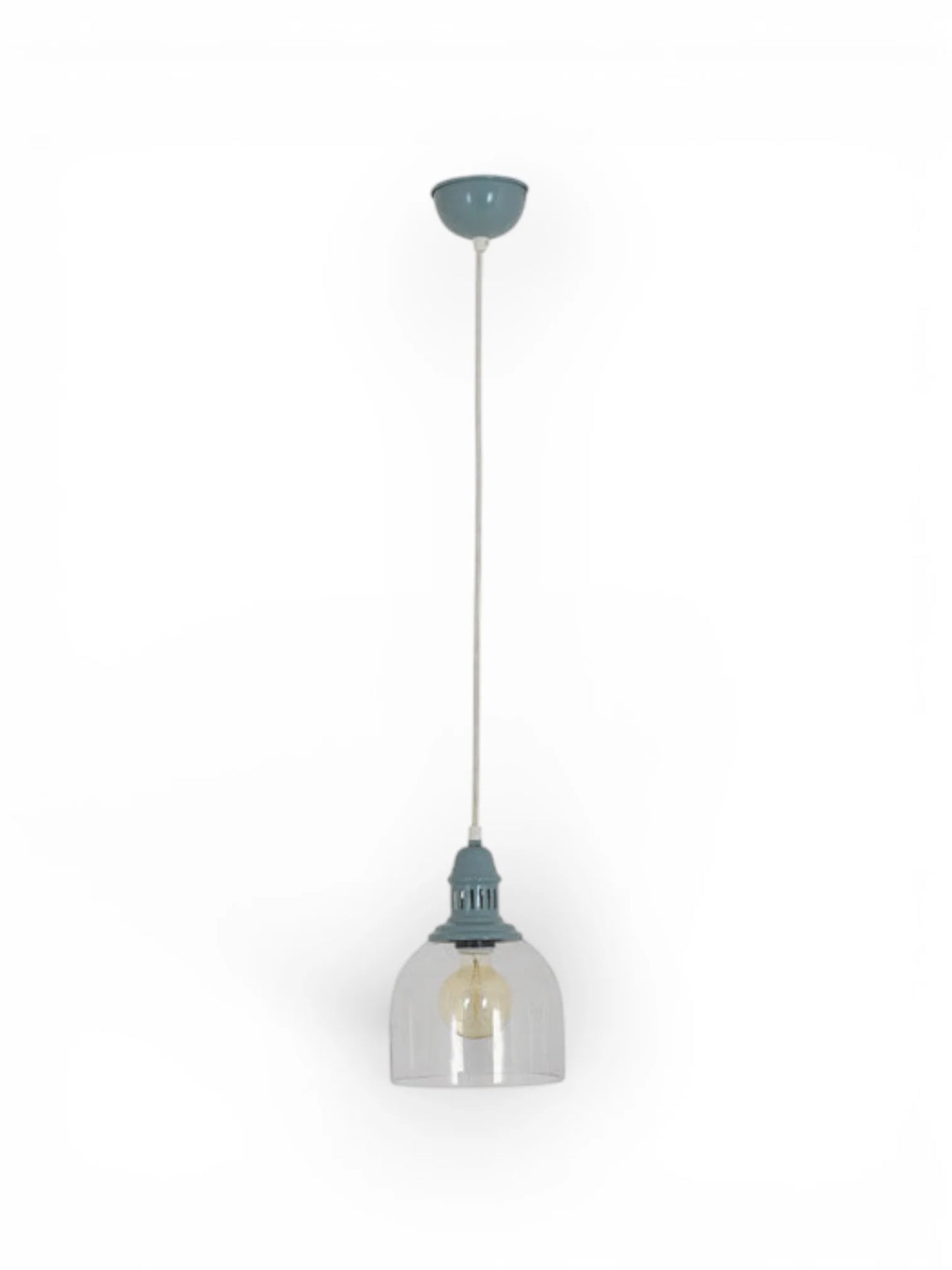 Glazen Hanglamp Mumbai Groen (E27)