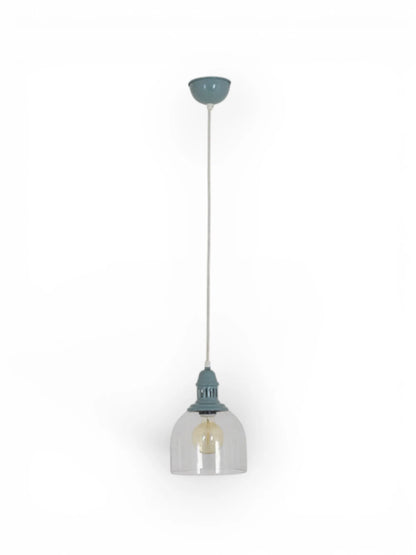 Glazen Hanglamp Mumbai Groen (E27)